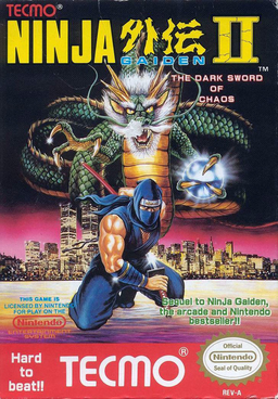 Ninja Gaiden - Episode II - The Dark Sword of Chaos (USA) (Sample) (1990-01-18) box art